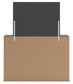 Parlayon Queen Panel Storage Bed, Dresser and Mirror