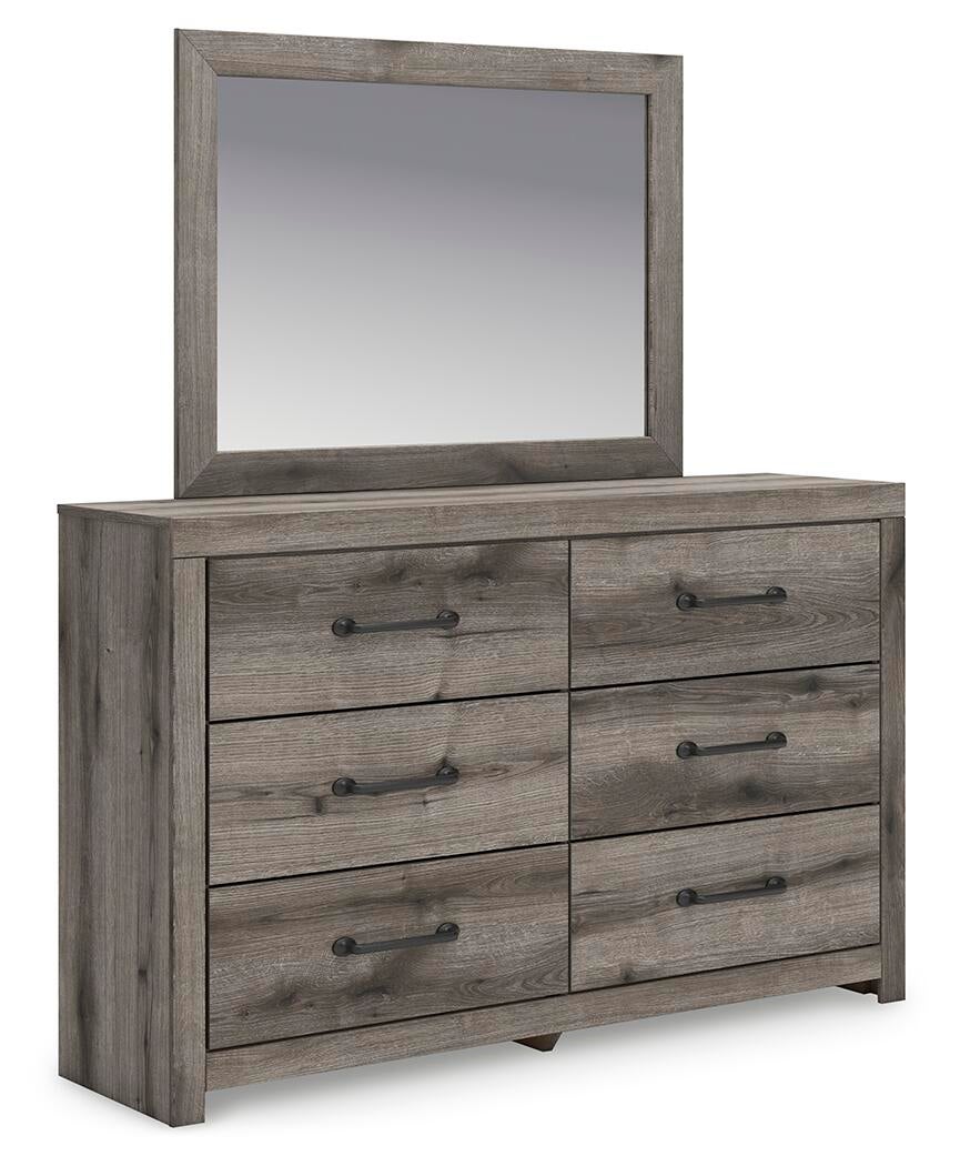 Urbanoore Twin Panel Storage Bed, Dresser and Mirror