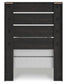 Delmorta Twin Panel Bed, Dresser and Mirror