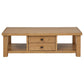 Beasley 3-Piece Wood Coffee Table Set Golden Oak
