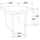 Decker 2-piece Coffee and End Table Set Natural Oak