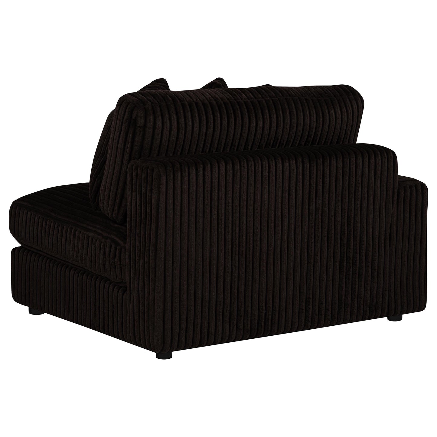 Blaine Upholstered Reversible Chaise Sectional Sofa Chocolate