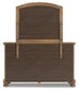 Vandenmore Queen Panel Bed with Mirrored Dresser and Nightstand