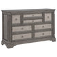 Cresswell 4-piece Eastern King Storage Bedroom Set Weathered Taupe