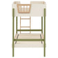 Evren Twin-over-Twin Bunk Bed with Trundle and Ladder Tri-Tone