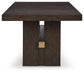 Burkhaus RECT Dining Room EXT Table