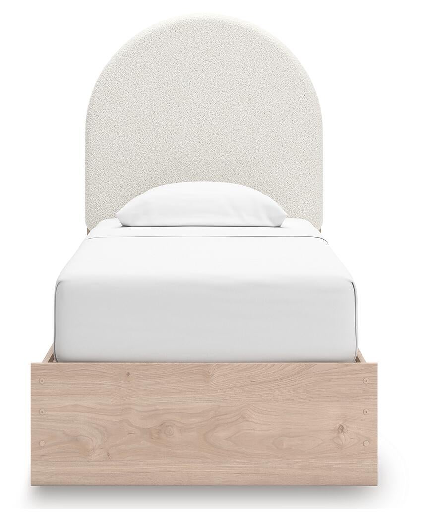 Arloster Twin Upholstered Panel Bed