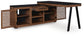 Kallari Credenza with Desk Return