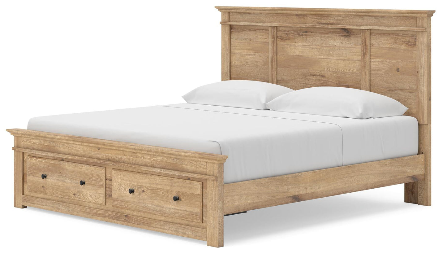 Makidern King Panel Storage Bed
