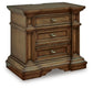 Frantanna Three Drawer Night Stand