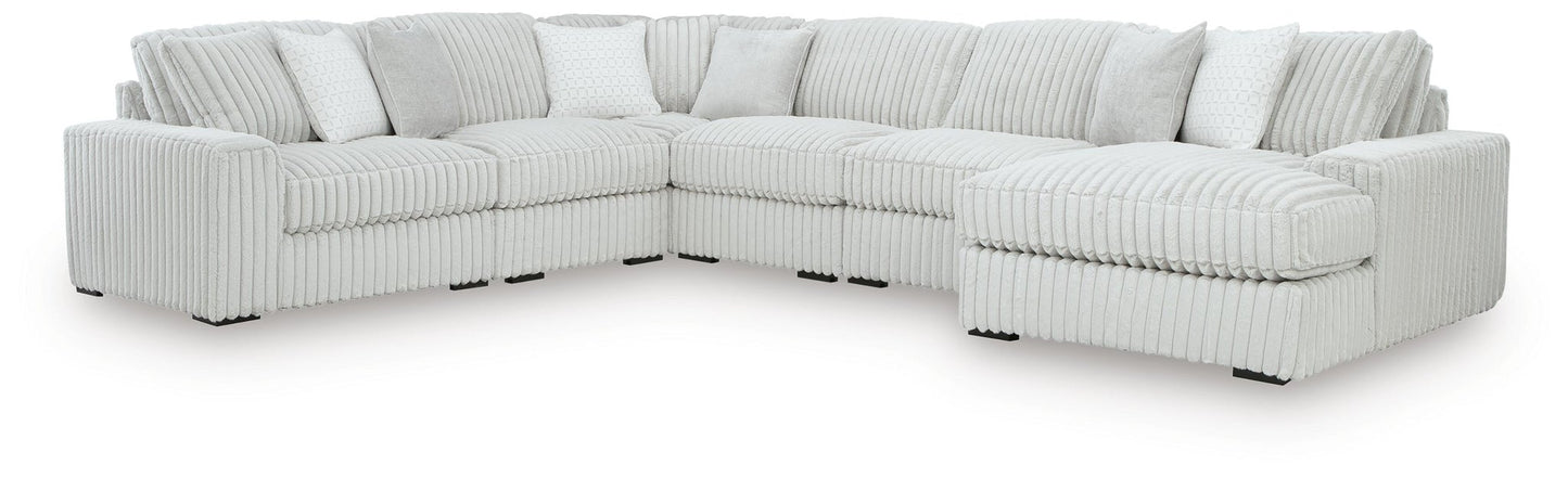 Stupendous 6-Piece Sectional with Chaise
