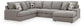 Lindon 3-Piece Sectional with Chaise