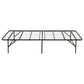 Kramer Twin Folding Metal Platform Bed Frame Black