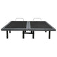 Weston Split Eastern King Massage Adjustable Bed Base in Black and Grey