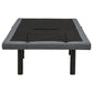 Weston Twin Dual-Motor Massage Adjustable Bed Base in Black and Grey