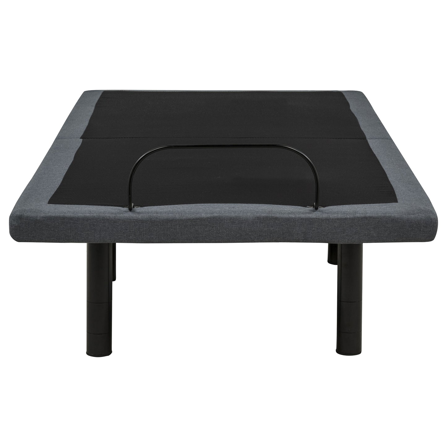 Weston Twin XL Dual-Motor Massage Adjustable Bed Base in Black and Grey