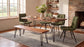 Sherman Wood Dining Bench Natural Acacia
