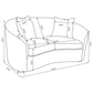 Rainn Boucle Upholstered Sloped Arm Loveseat Latte