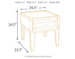 Todoe Rectangular End Table