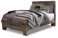 Derekson Full Panel Bed with Mirrored Dresser and 2 Nightstands