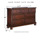 Porter  Sleigh Bed With Dresser