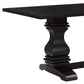 Parkins Double Pedestals Dining Table Rustic Espresso