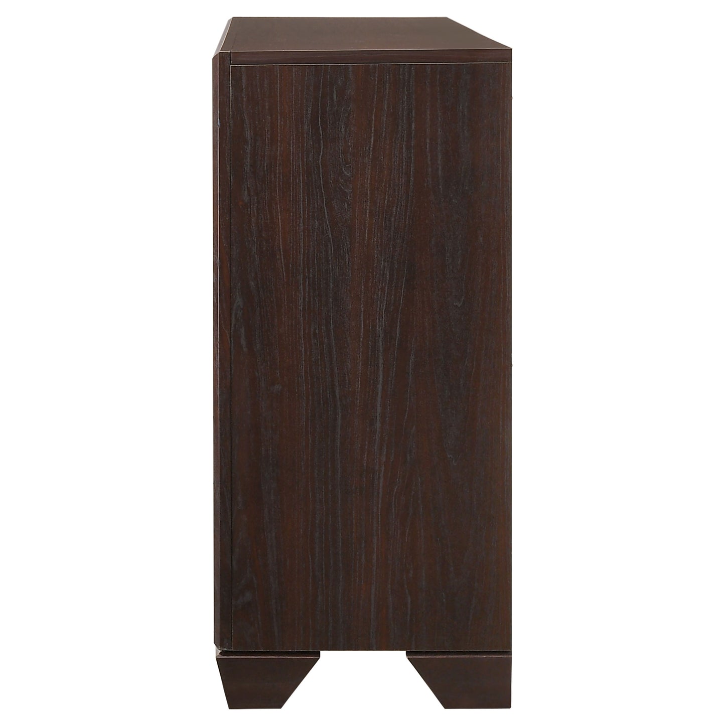 Kauffman 6-drawer Dresser Dark Cocoa