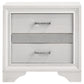 Miranda 3-drawer Nightstand White