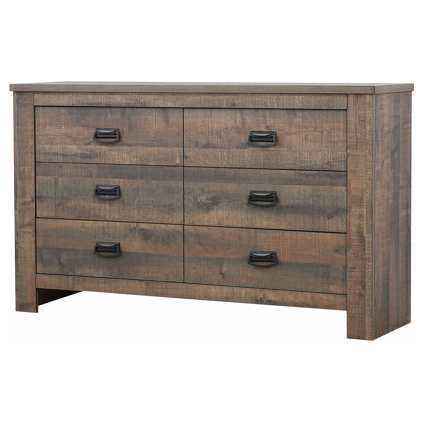 Frederick 6-drawer Dresser Weathered Oak