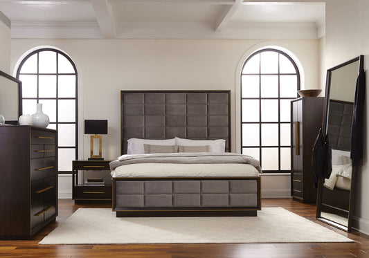 Durango 5-piece Eastern King Bedroom Set Smoked Peppercorn