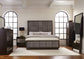 Durango Wood Queen Panel Bed Smoked Peppercorn