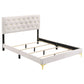 Kendall Upholstered Eastern King Panel Bed White