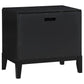 Brookmead 2-Drawer Nightstand Black