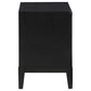 Brookmead 2-Drawer Nightstand Black