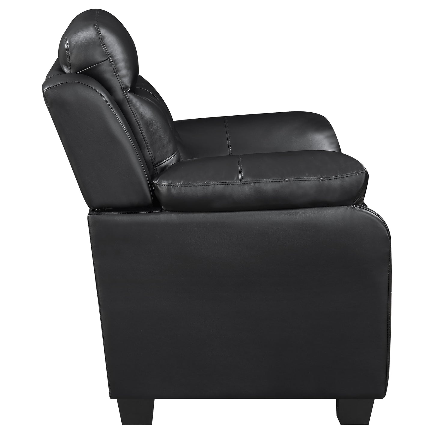 Finley Tufted Upholstered Chair Black