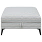 Clint Upholstered Ottoman with Tapered Legs Multi-color