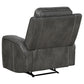 Raelynn Upholstered Recliner Chair Grey