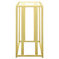 Adri Metal Frame Sofa Table Matte Brass