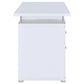 Tracy 55-inch 2-drawer Office Computer Desk White