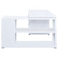 Yvette L-shape Office Desk White