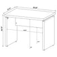 Skylar 39-inch Engineered Wood Writing Desk Cappuccino