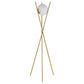 Yamileth 65-inch Spherical Bulb Metal Tripod Floor Lamp Gold